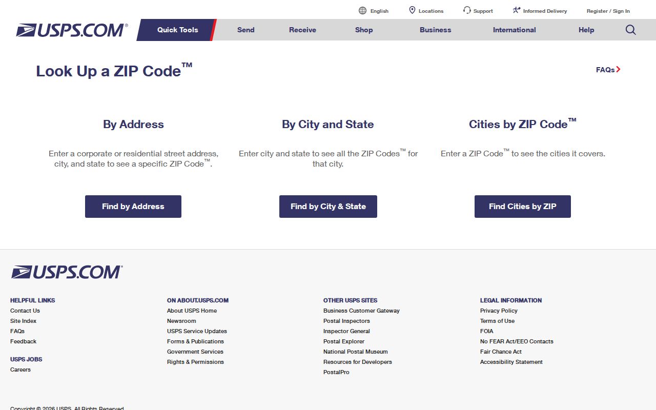 Burlington ZIP code directory using the official USPS ZIP Code Lookup