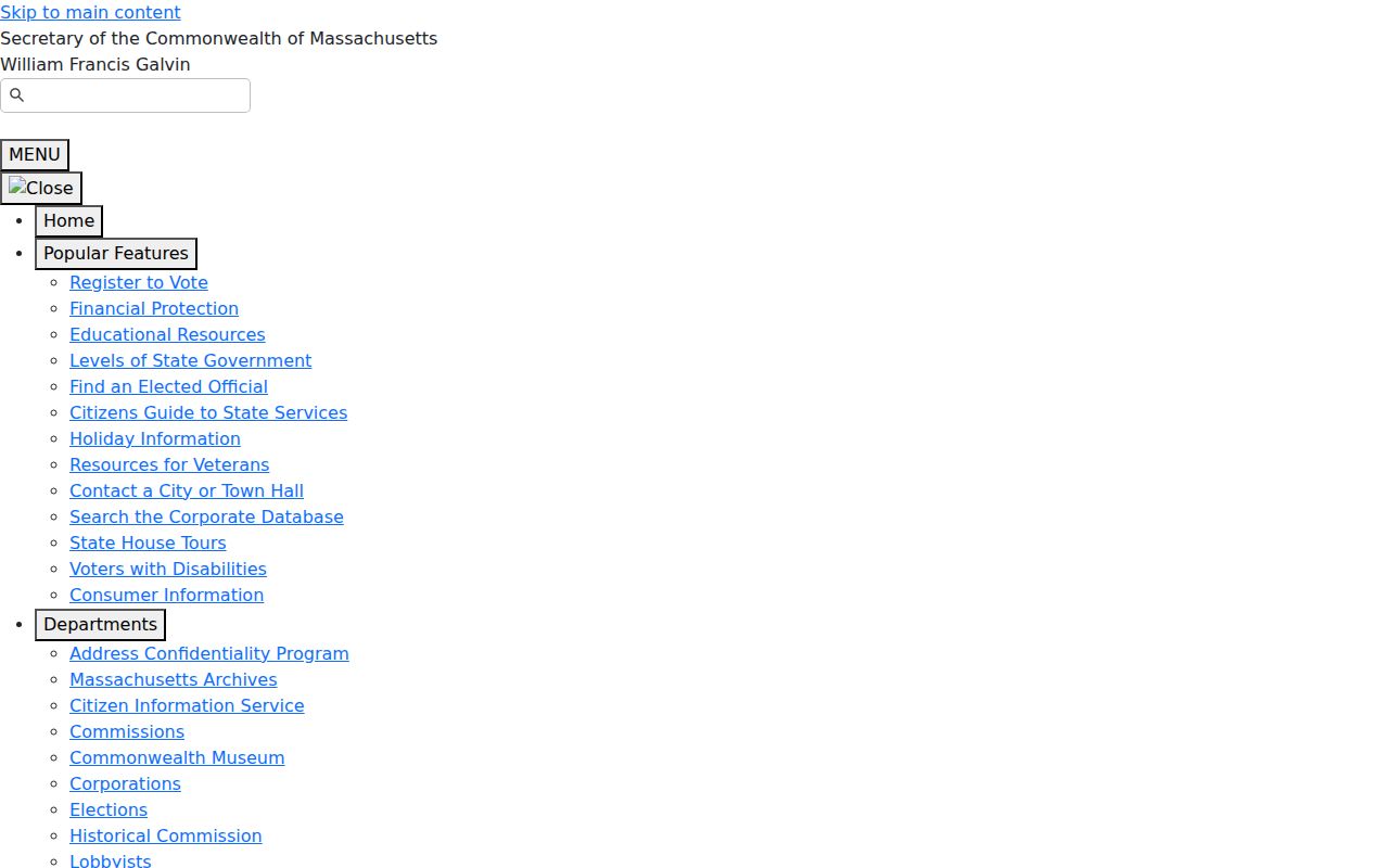 Burlington residents directory Massachusetts address confidentiality information